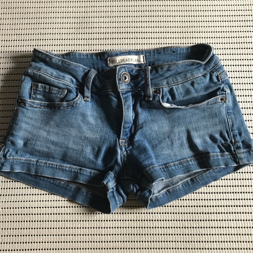 Bullhead Black Denim Shorts